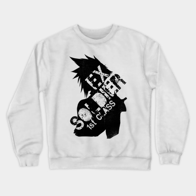 Cloud Strife ex-SOLDIER Crewneck Sweatshirt by DRKNT